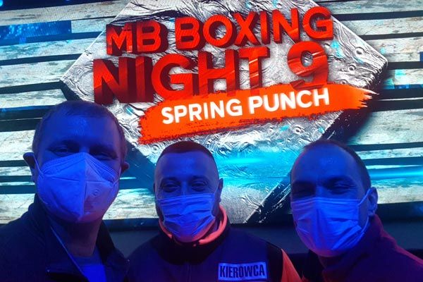MB Boxing 9 Night Spring Punch - obstawa medyczna - TRS Artur Mądracki