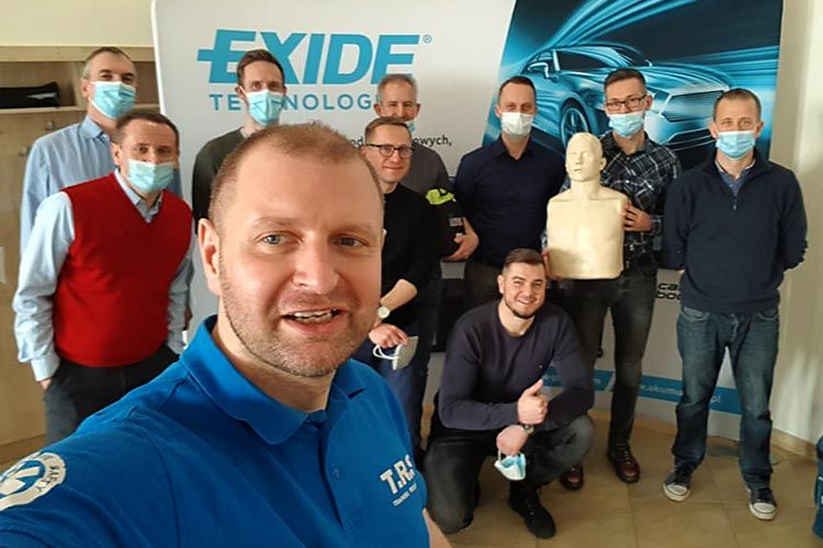 Exide Technologies - kurs pierwszej pomocy - TRS Artur Mądracki