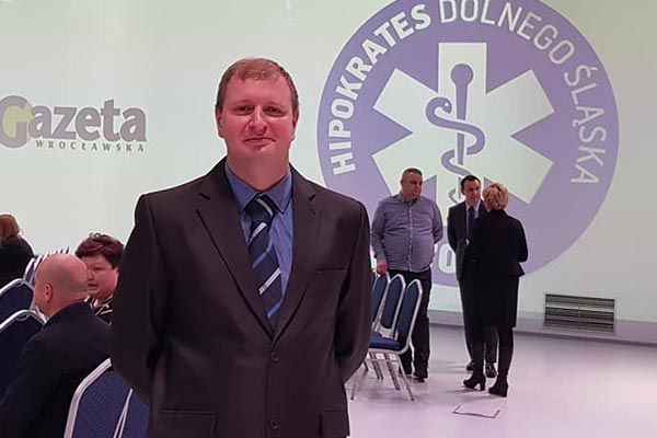 Hipokrates 2018 - Ratownik Medyczny Roku 2018 - Artur Mądracki