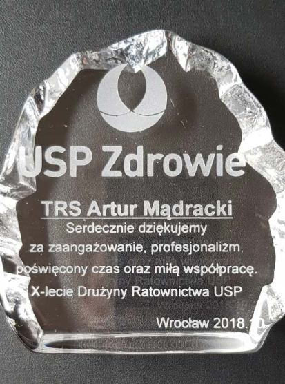 Dyplom - USP Zdrowie - TRS Artur Mądracki